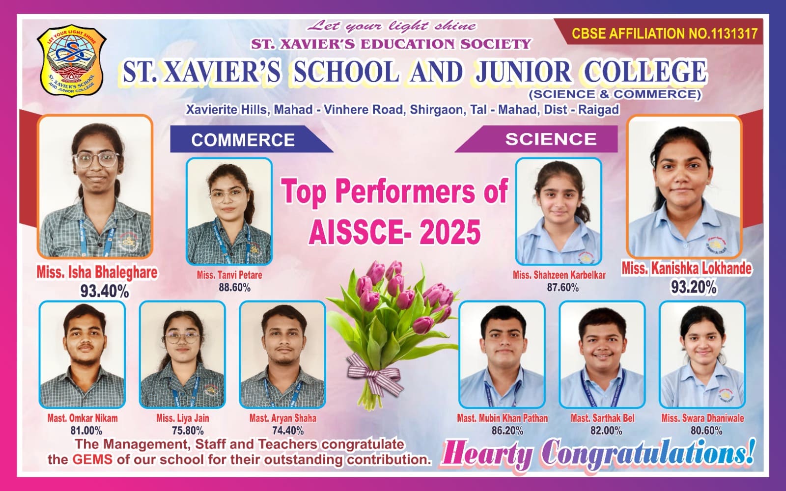 Grade XII Academic Year 2024-25