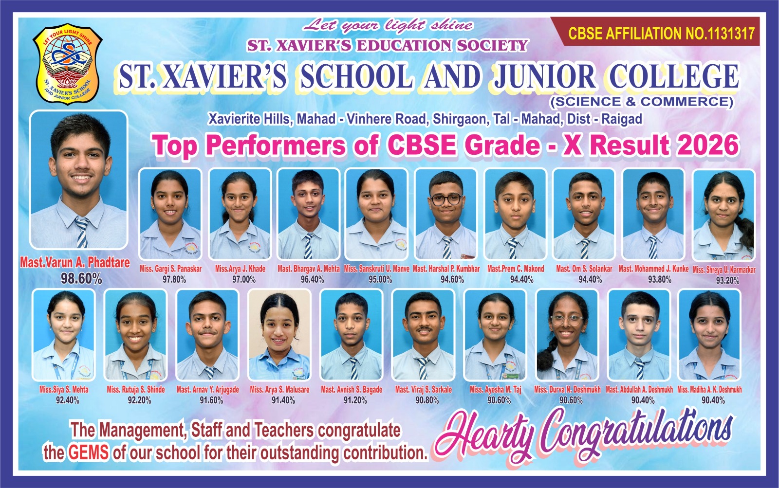 Grade 'X' Result 2026