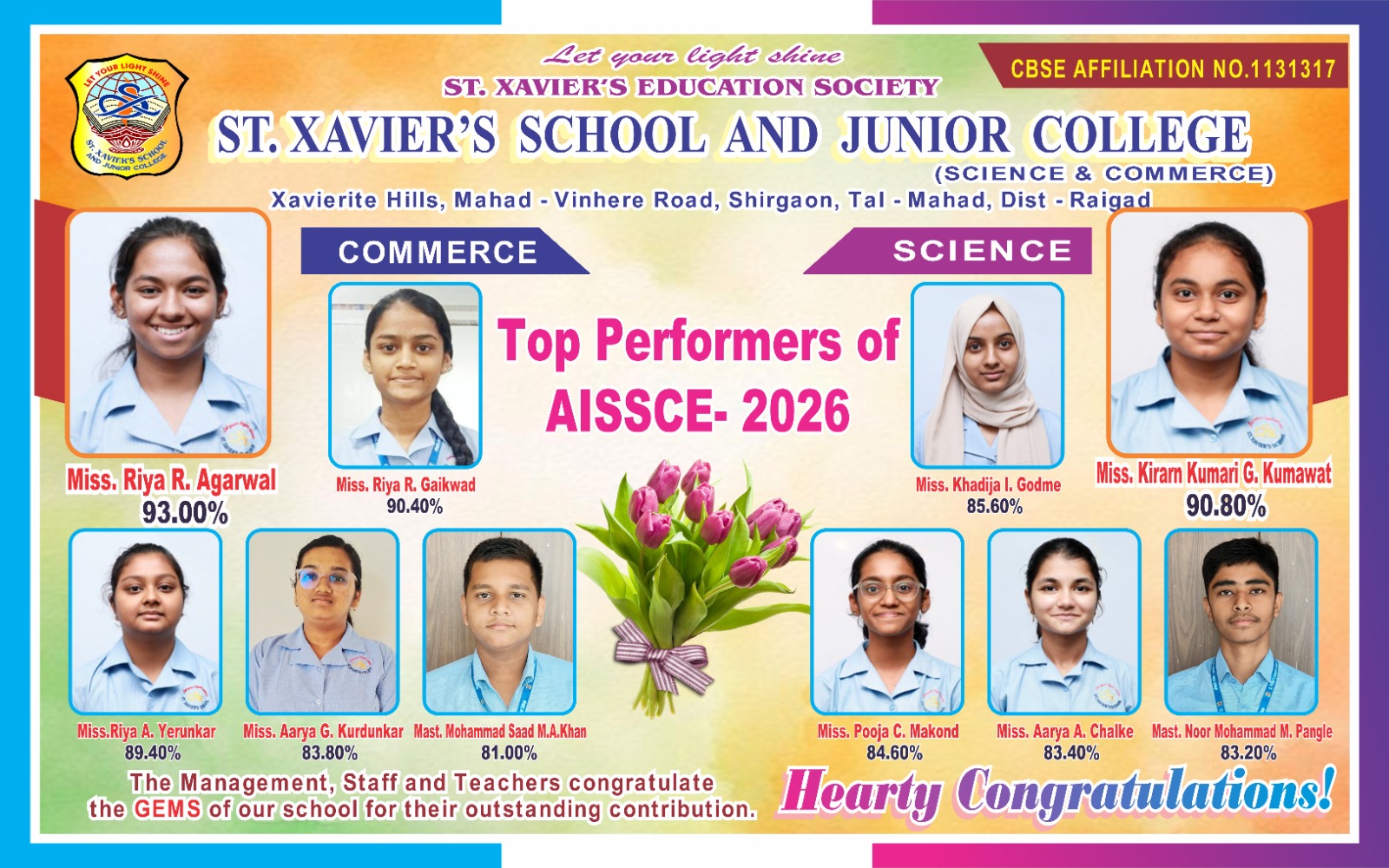 Grade XII Result 2025-26