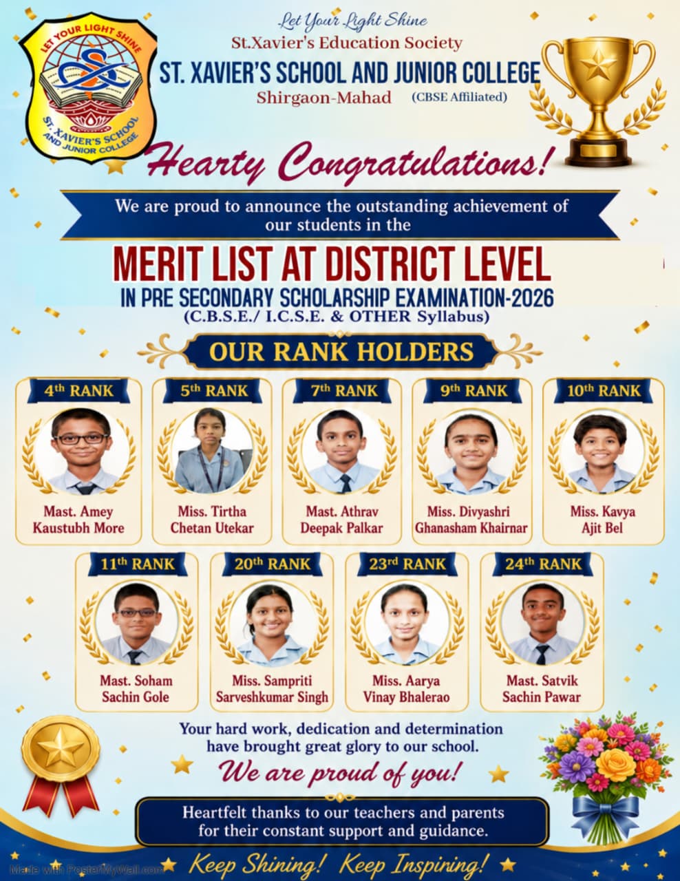 Scholarship Results